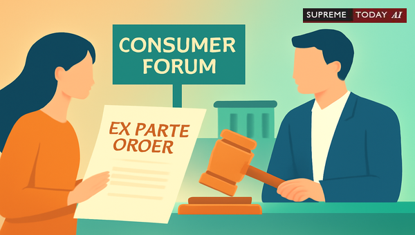 Can Consumer Forums Set Aside Ex Parte Orders? Examining Statutory Limits and Appellate Remedies