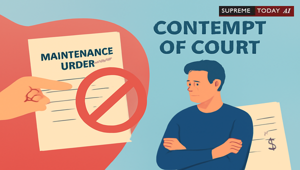 When Is Contempt of Court Maintainable for Defaulting on Maintenance Order Payments?