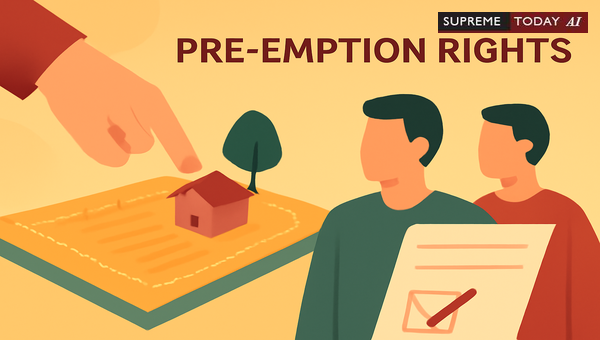 Contiguous Tenant Pre-Emption Rights and Boundary Adjacency under West Bengal Land Reforms Act