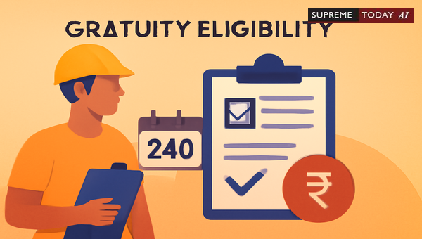 Defining Continuous Service for Gratuity: Analyzing the 240-Day Rule for Badli Workman Claims