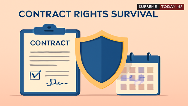 Contract Survival After Expiry: Determining When Rights and Obligations Persist Under Indian Law