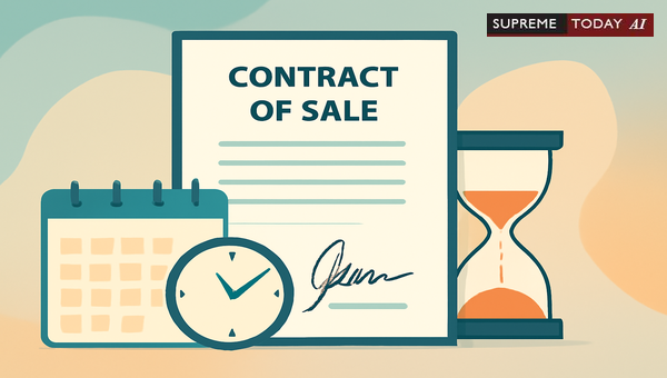 Contract of Sale Survival: How Conduct of Parties Overcomes Limitation Period Restrictions