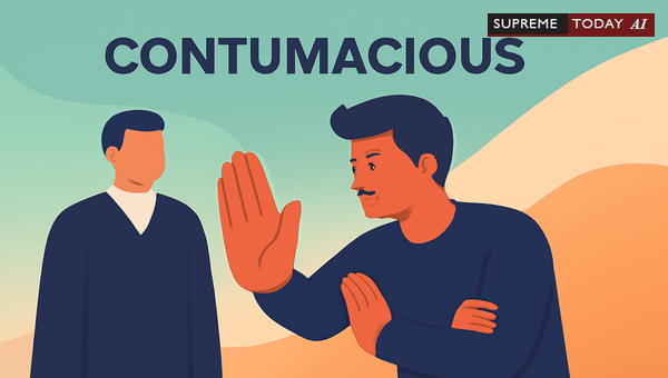 Contumacious Meaning: Proving Intentional Refusal to Comply with Court Directives