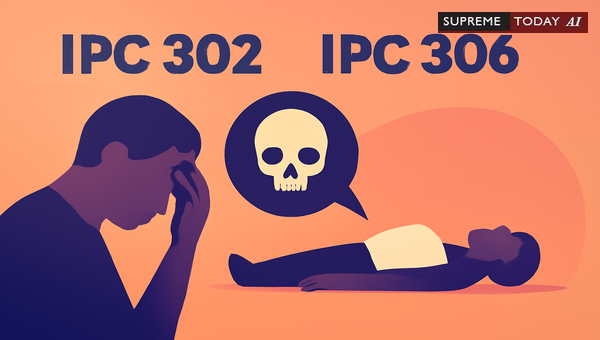 Conversion of IPC Section 302 Murder Charges to Section 306 Abetment of Suicide