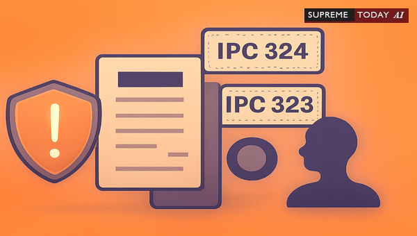 Can Courts Convict Under IPC 323 if Evidence Fails to Prove IPC 324 Charges?