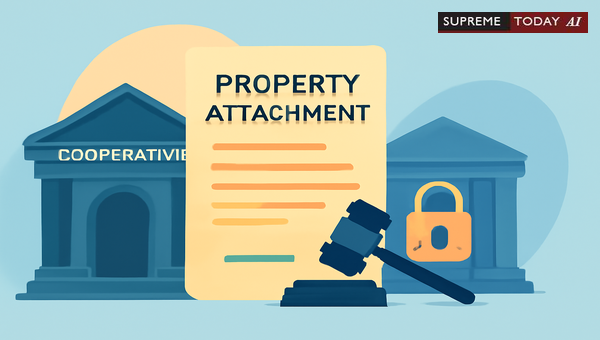 Cooperative Bank Entitlement to Property Already Attached in Civil Litigation Cases