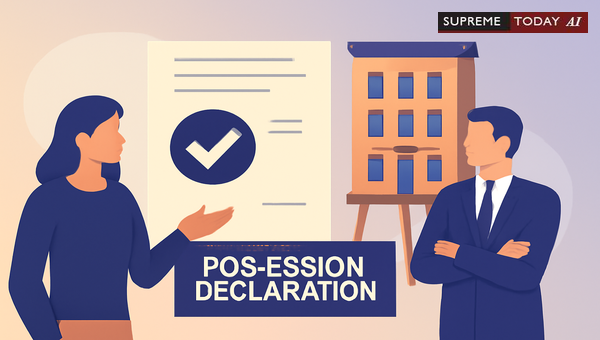 Co-operative Court Authority on Flat Ownership Declaration and Possession Claims