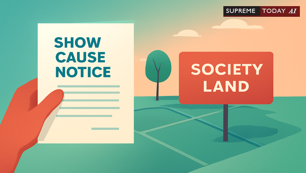 Transfer of Government Allotted Land to Cooperative Societies without Show Cause Notice