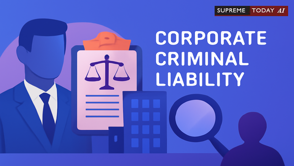 Corporate Criminal Liability in India: Why Prosecuting Companies Without Individuals Fails in Court