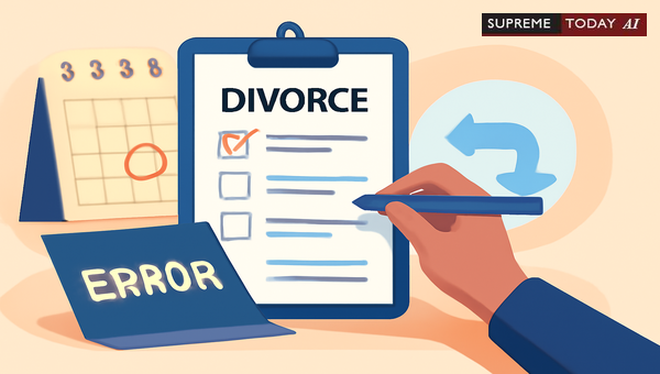 Correcting Clerical Errors in Marriage Date and Place within Divorce Petitions