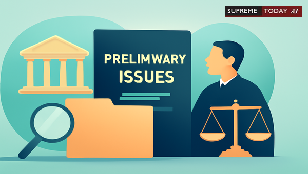 Can Courts Direct Evidence on Preliminary Issues Before Framing All Issues Under CPC?
