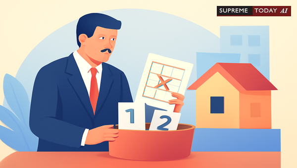 Can a Court Commissioner Partition Property by Drawing Lots Without Judicial Authorization?