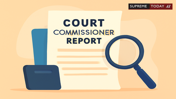 Admissibility of Commissioner Reports Without Formal Exhibition Under CPC Order 26