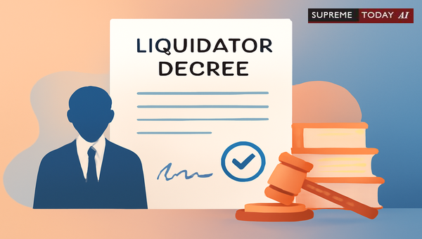 Do Court Decrees Bind Liquidators in Corporate Insolvency Proceedings?