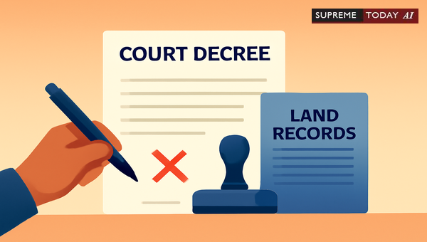 Can a Civil Court Decree Directly Grant Thandaper to Property in Kerala Revenue Records?