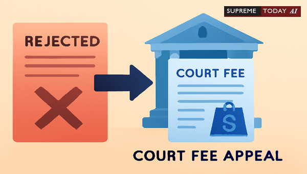 Court Fees in Appeals Against Plaint Rejection in Specific Performance Suits
