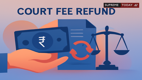 Can You Claim a Court Fee Refund When a Suit or Appeal Is Not Pressed?