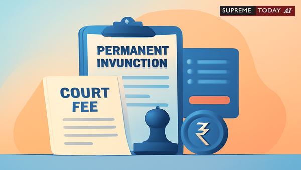 When Is Separate Court Fee Payment Required for Multi-Item Permanent Injunction Suits?
