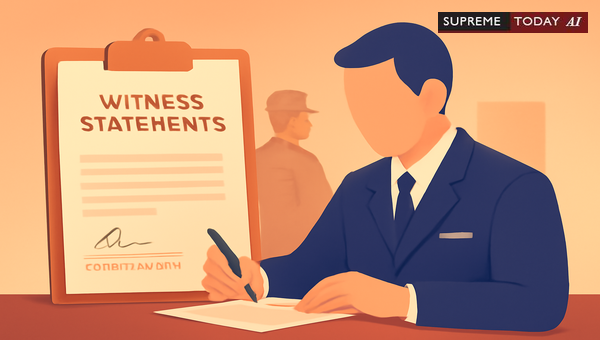 Do Witness Statements Require a Judge Advocate Signature in Court Martial Proceedings?