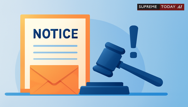 Effect of Unclaimed Court Notice Service: Presumption Principles Under Indian Law