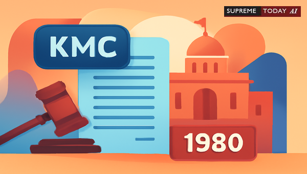 Do Court Orders Limit Kolkata Municipal Corporation Powers Under the 1980 Act