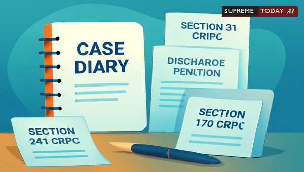 When Can Courts Summon Case Diary to Decide Discharge Petitions under CrPC?