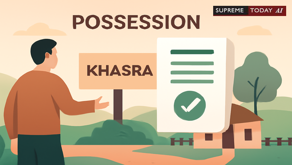 Can Khasra Records Protect Trespassers Against Eviction Claims