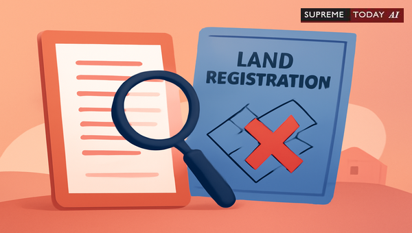 Judicial Precedent Nullifying Fraudulent Land Transfers Despite Formal Registration Status