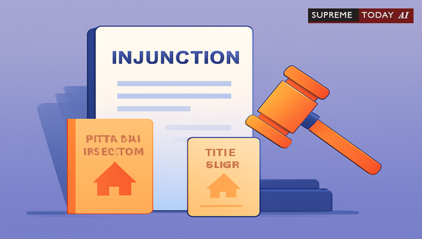 Can Courts Issue Temporary Injunctions Against Both Plaintiff and Defendant in Property Disputes?