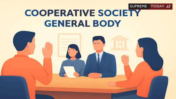 Courts' Non-Interference Doctrine in Cooperative Society General Body Resolutions and Decisions