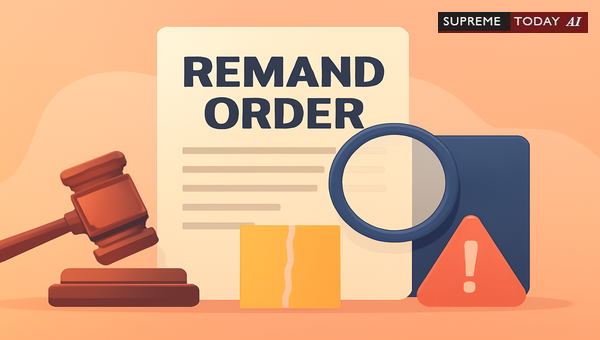 When Courts Reject Remand Orders for Filling Evidence Gaps and Procedural Lacunae