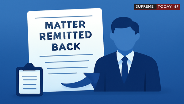 When Courts Remit Matters Back Without Stating Judgment Grounds: A Procedural Analysis