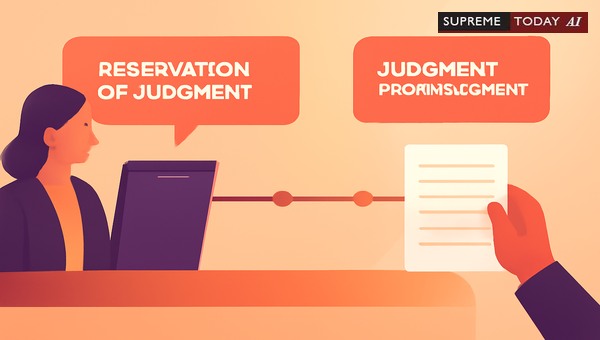 Mandatory Judgment Pronouncement Timelines Under CPC Order 20 Rule 1: Legal Compliance Standards