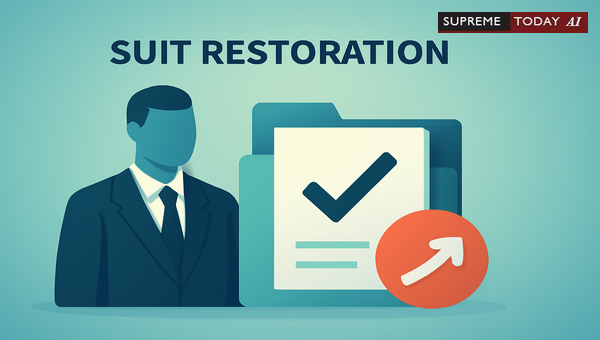 Restoration Limits for Prior Parties under CPC Order 9 Rule 4 in Default Dismissals