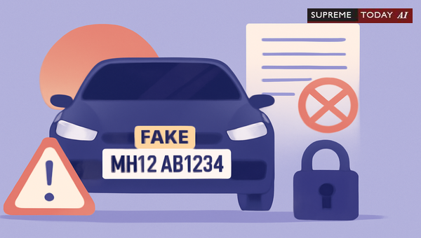 Criminal Liability for Fake Number Plates: IPC and Motor Vehicles Act Penalties