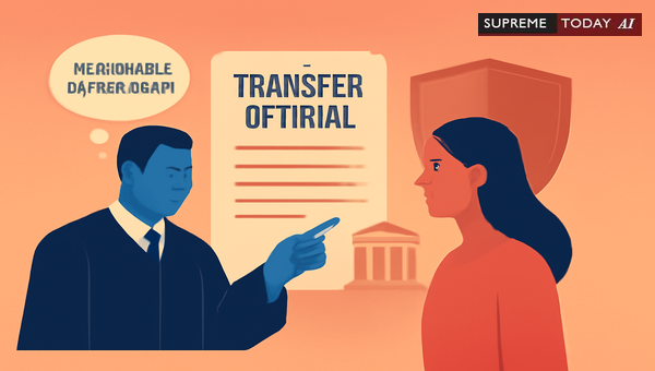 Establishing Legal Thresholds for Criminal Trial Transfers Based on Apprehension