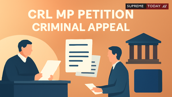 Cr.M.P. Before Criminal Appeal: Decide First or Together?