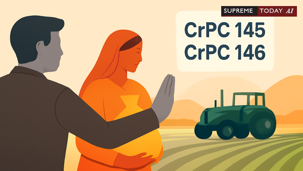 Recovering Crop Arrears When Land Is Placed Under CrPC Section 146 Receiver
