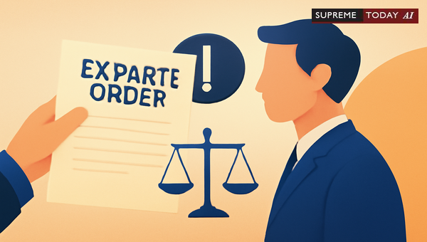 Cross-Examination Rights After Ex Parte Orders: Legal Recourse and Procedures in India