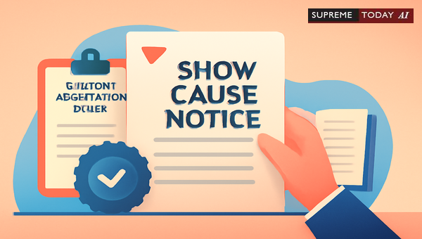 Validity of Customs Adjudication Orders Issued Without Serving a Show Cause Notice