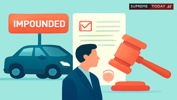 CW1 Testimony and Documentary Exhibit Impoundment Impacts on Legal Case Admissibility