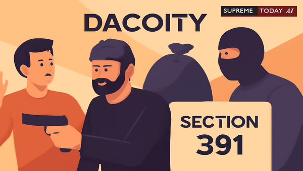 Minimum Participant Threshold for Dacoity Convictions Under Section 391 IPC
