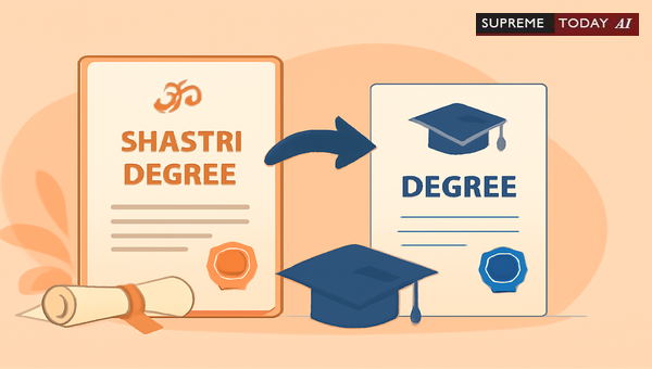 Is Kameshwar Singh Darbhanga Sanskrit University Shastri Degree Legally Equivalent to Graduation?