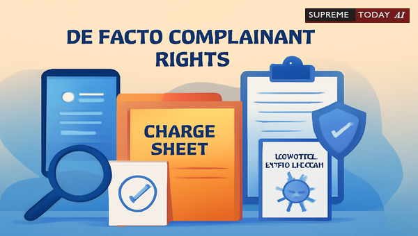 Accessing Charge Sheet Evidence: A De Facto Complainant's Right to Digital Records and Documents