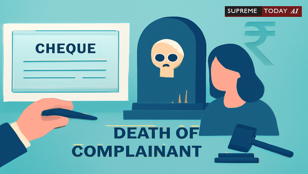 Abatement and Substitution of Complainant in Cheque Bounce Cases Under the NI Act