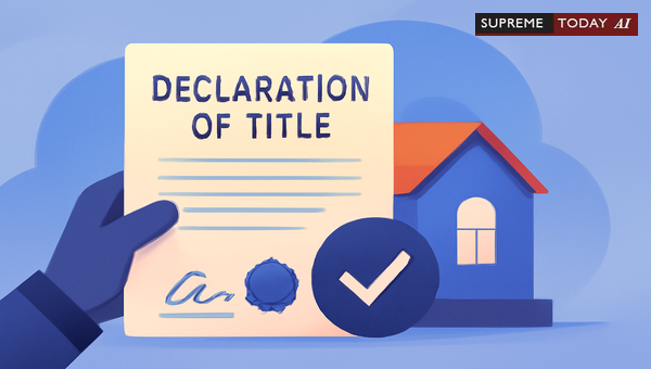 Declaration of Title as a Right in Rem: Scope and Judicial Interpretation under Indian Law