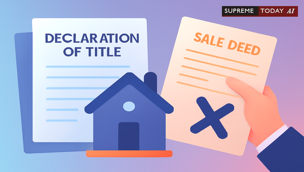 Declaration of Title in Property Suits: Challenging Invalid Documents Without Formal Cancellation