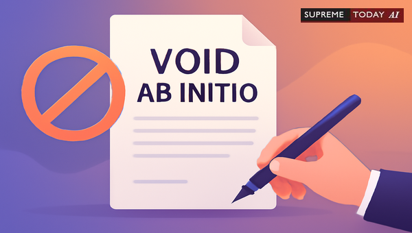 Declaring Property Documents Void Ab Initio without Formal Cancellation Suits