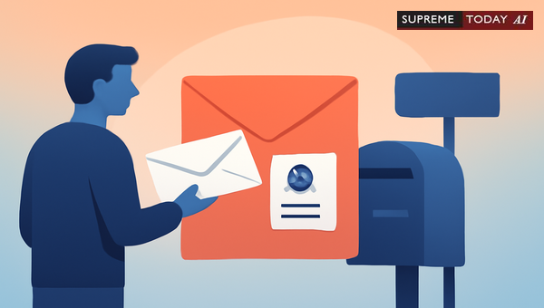 Validity of Deemed Service of Notice via Registered Post when Addressee Left Without Instructions