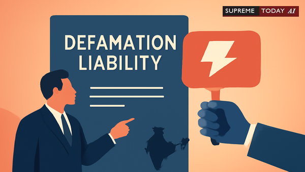 Third-Party Instruction as Defamation Liability: Legal Principles Under Indian Jurisprudence